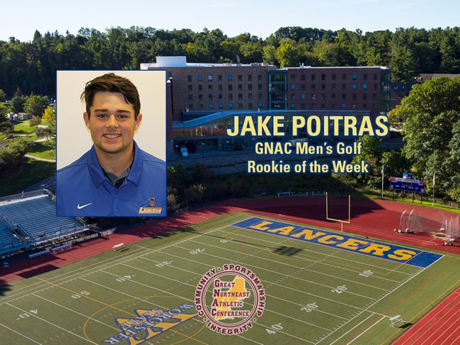 Poitras Named GNAC Rookie of the Week