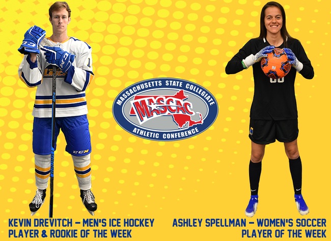 Men's Ice Hockey and Women's Soccer Represent Lancers in MASCAC Weekly Awards