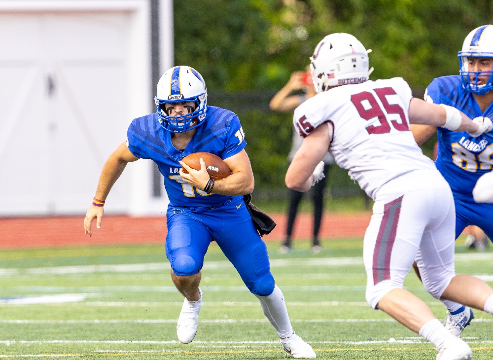 Lancer Football Finishes Comeback Over Fitchburg State, 38-35