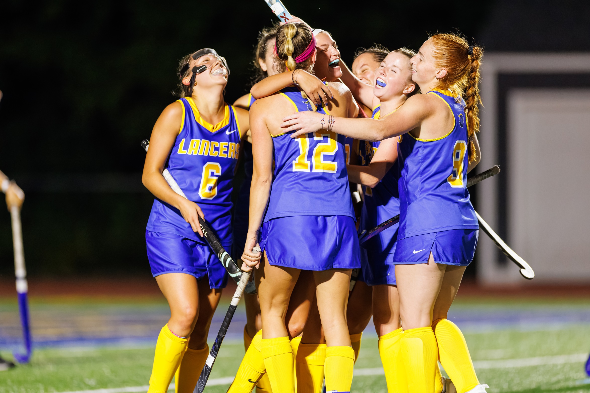 Adams Hat Trick Leads Lancers to Victory over Rams