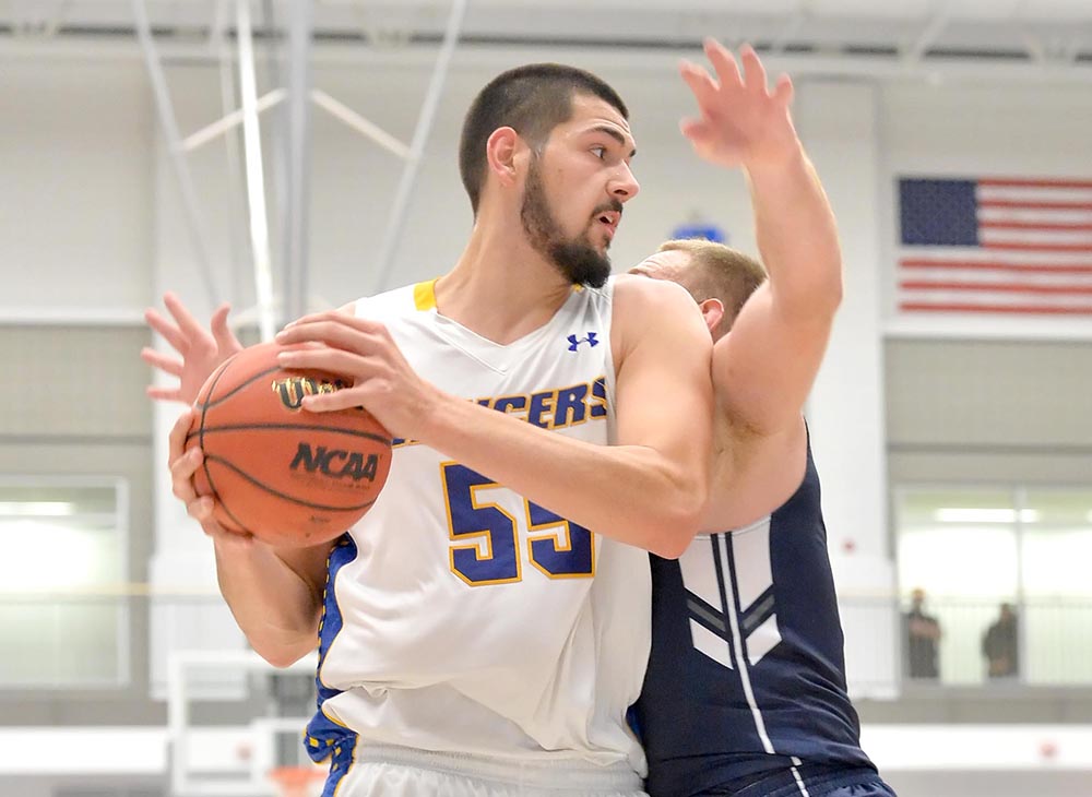 Brooks Scores 1,000th Career Point in Lancers’ 59-55 Victory over Framingham State