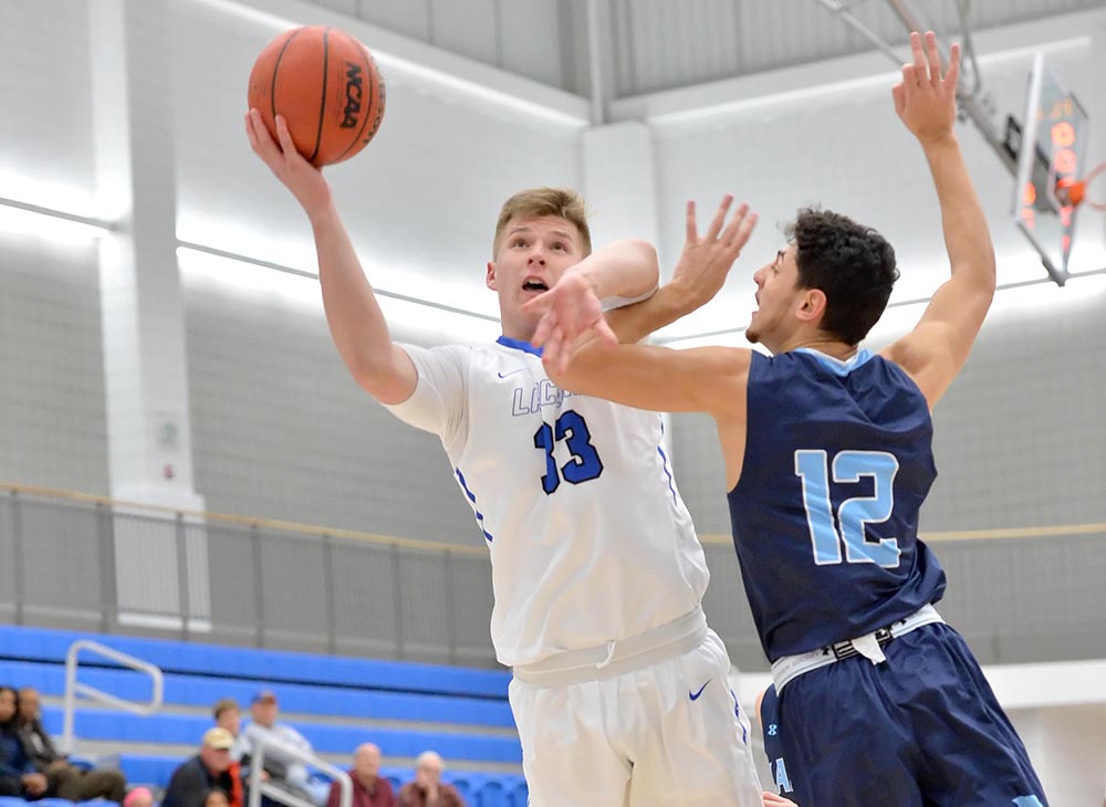 Men’s Basketball Earns First Home Victory against Framingham State, 63-49
