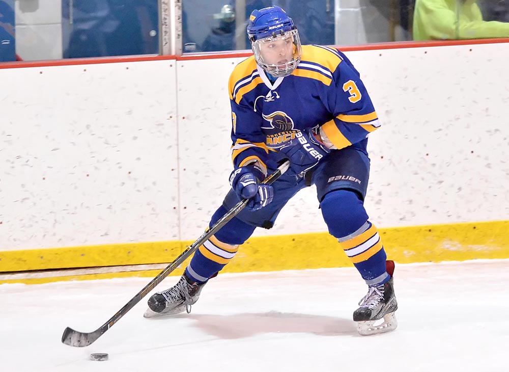 Men’s Ice Hockey Falls to Fitchburg State in Regular Season Finale, 4-3