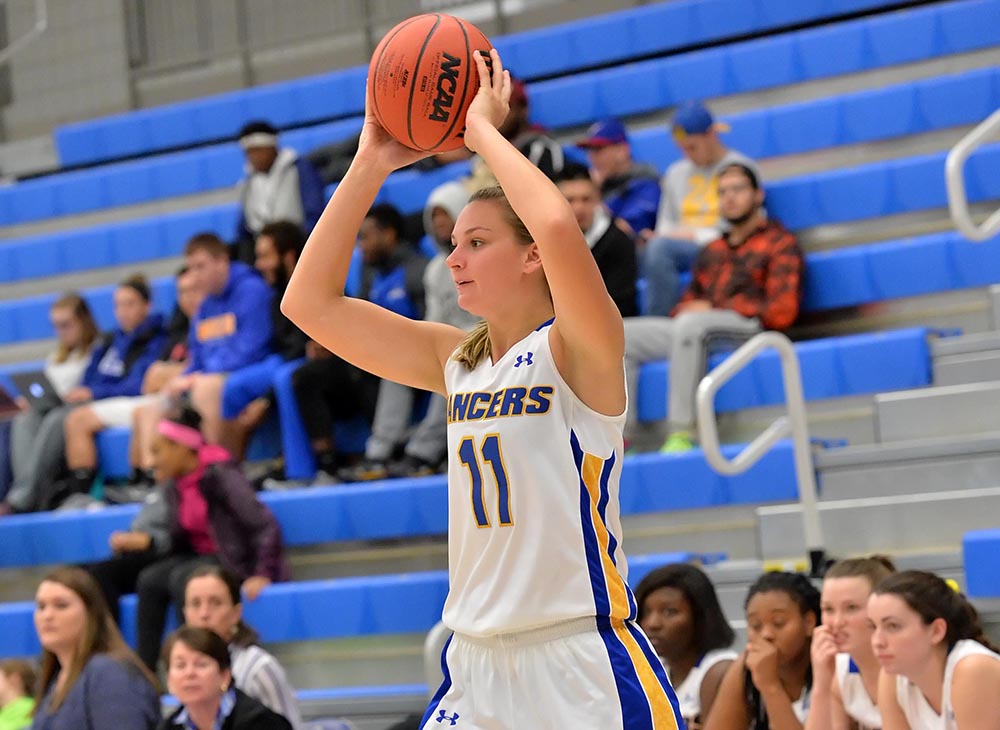 Herring Matches Career-High Rebounds in Lancers’ 75-64 Win over Nichols