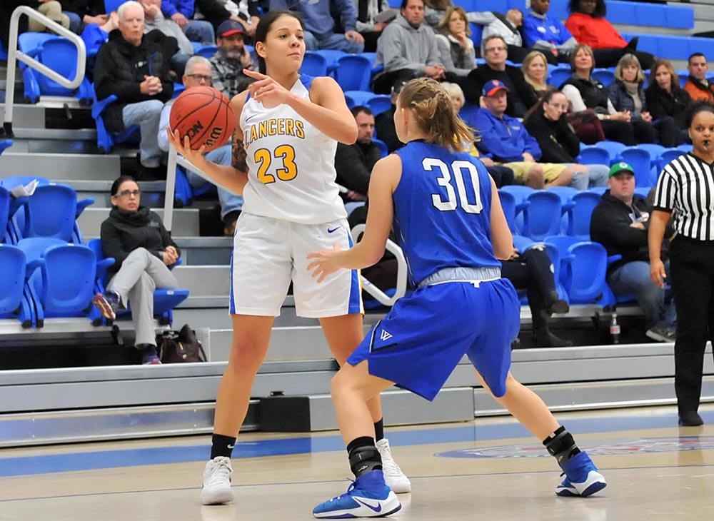 Sweeney Notches Triple-Double as Lancers Top Trailblazers, 63-52