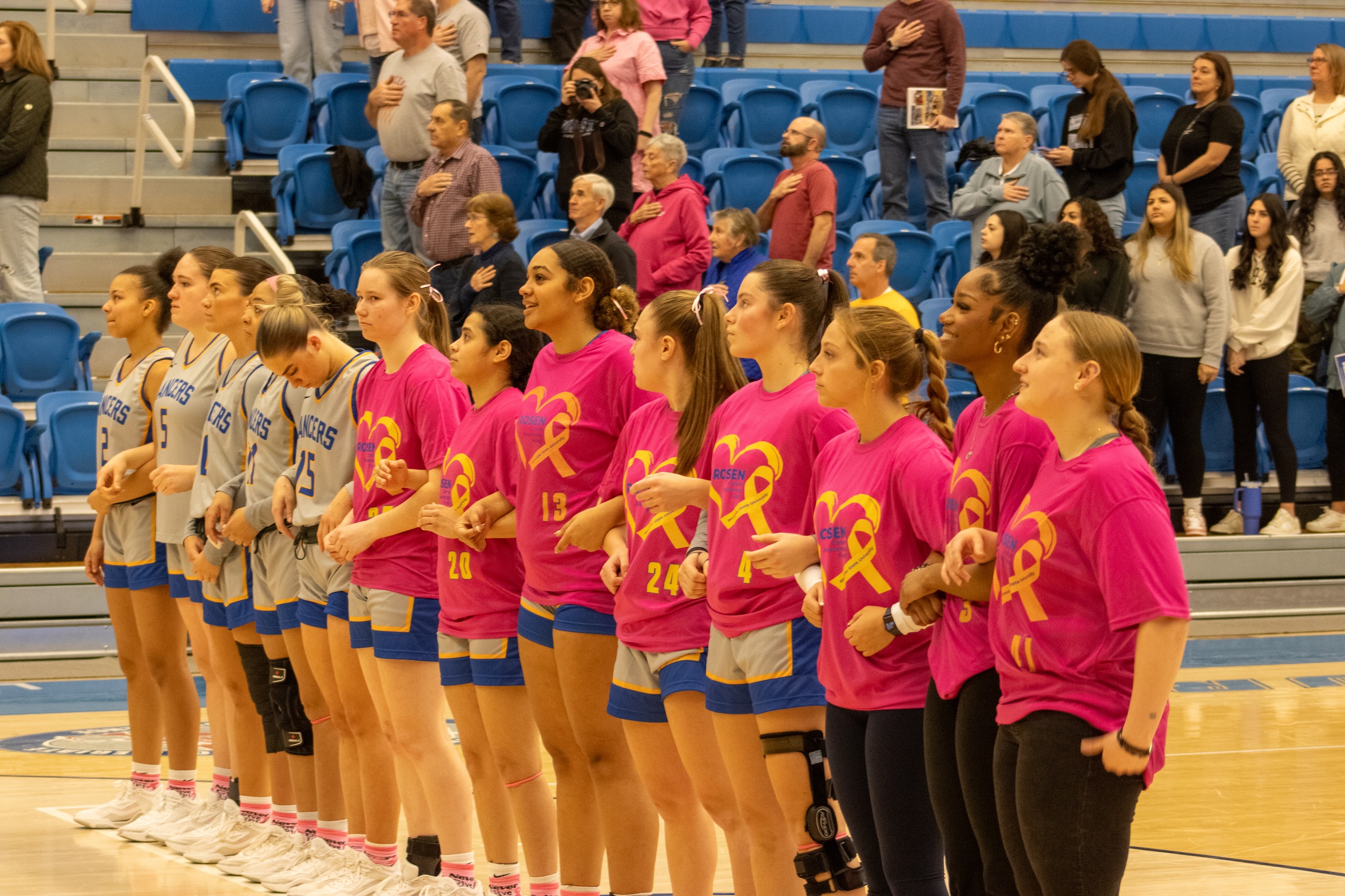 Lancers Pink Out Game Ends In Loss To Vikings