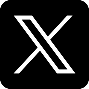 A white x on a black background Description automatically generated