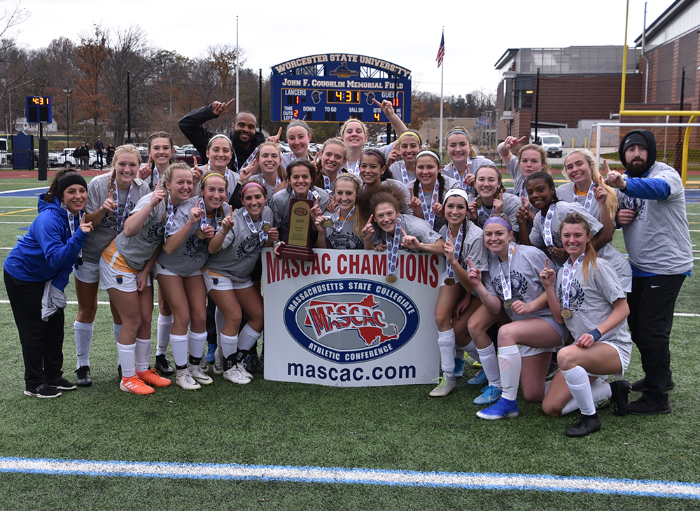 Women's Soccer Crowned MASCAC Champion in Double Overtime