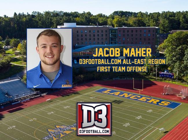 Maher Selected to D3football.com All-East Region First Team