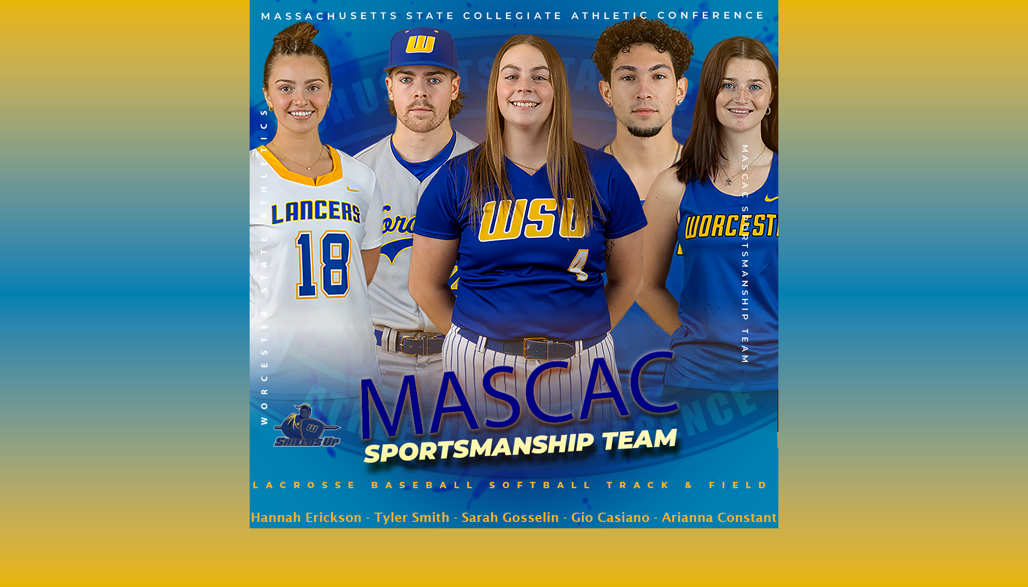 Five Named to MASCAC Spring Sportsmanship Team