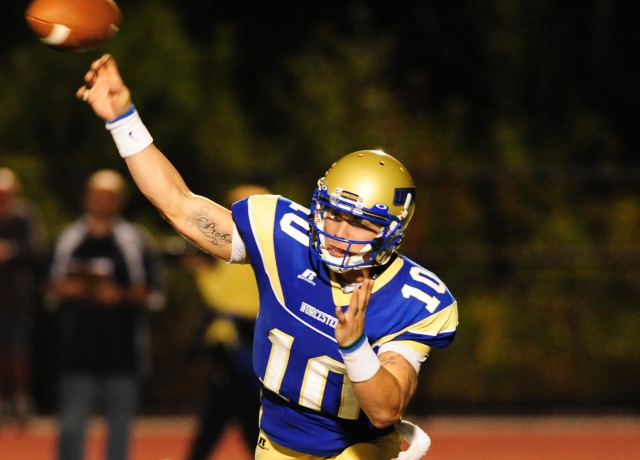 Football Downs Fitchburg State, 35-0