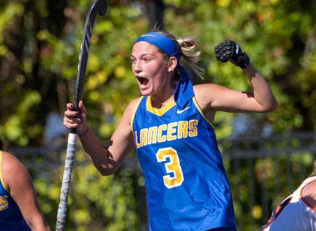 Morin's Hat Trick Sends Lancers Sailing Past Viking in Conference Victory