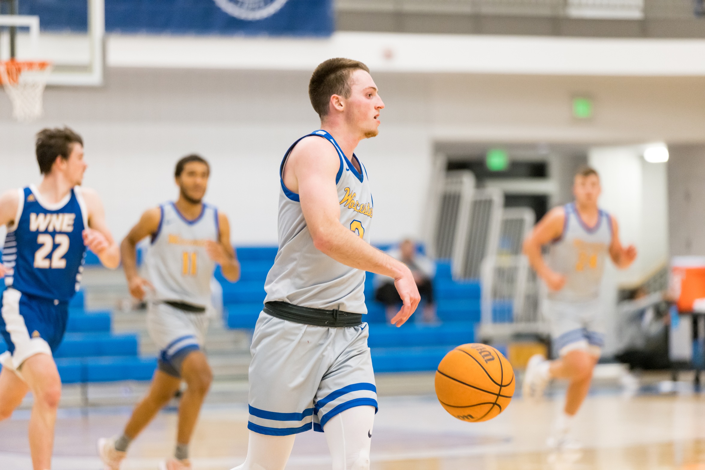 Worcester State Men's Basketball Holds on For Second MASCAC Victory