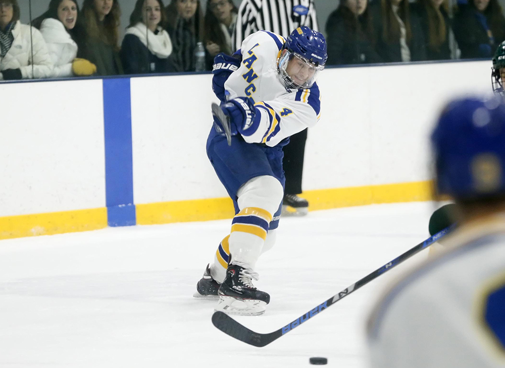 Men's Ice Hockey Comes from Behind to Win Home Opener