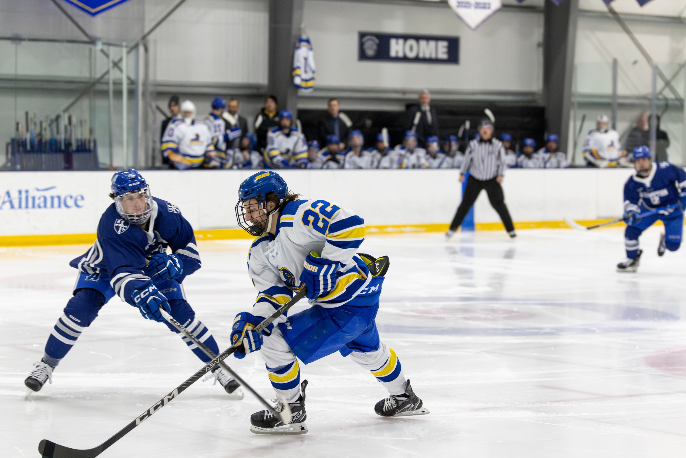 Second Period Action Sends Panthers Past Lancers