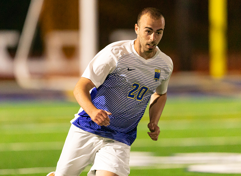 Men's Soccer Ties Up Mitchell College in Double OT