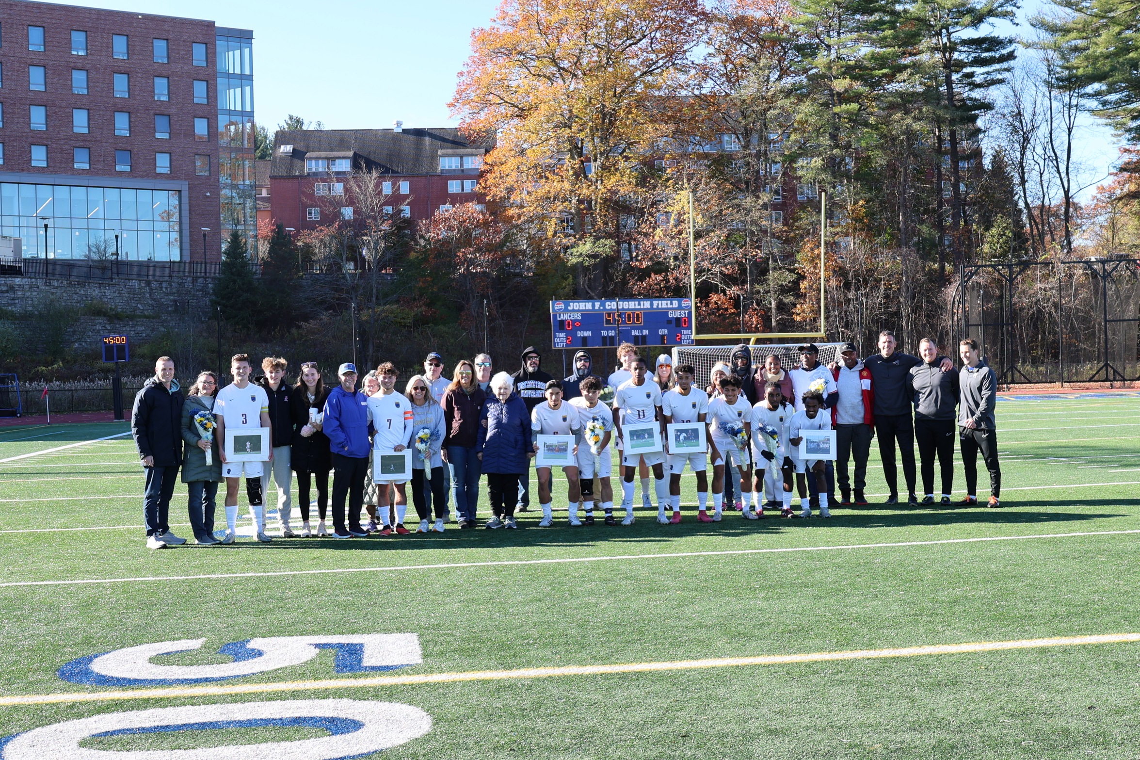 Lancers Take on AMCATs on Senior Day