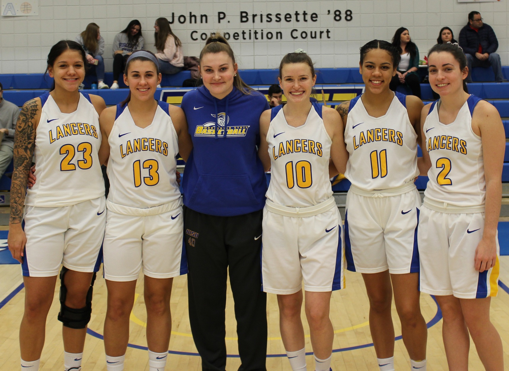 Women's Hoops Takes Down Fitchburg State on Senior Night