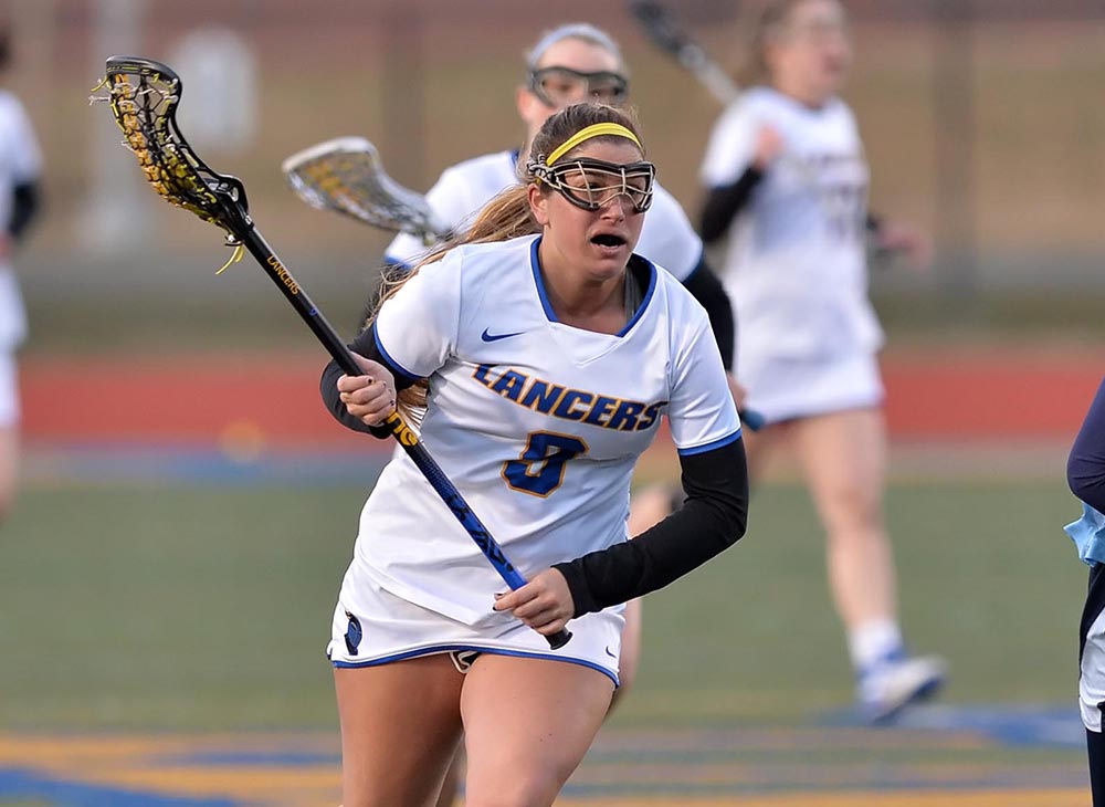Vecchiarelli Nets Four to Tally 100th Career Goal in Lancers’ 9-8 Setback to Western Connecticut