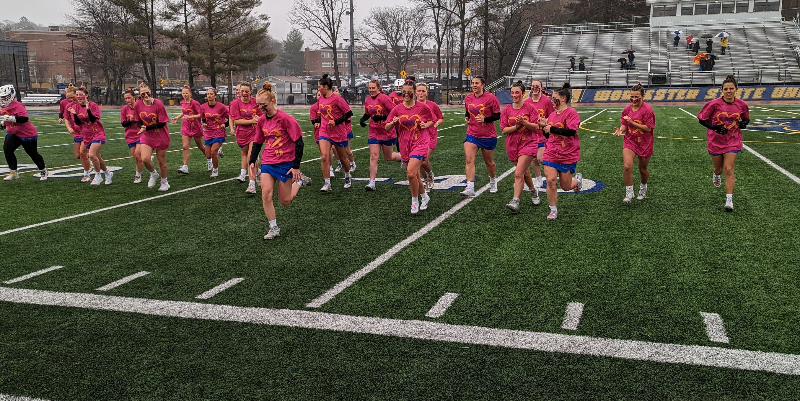 Lancers Claim Opening MASCAC Win During Pink Out Weekend