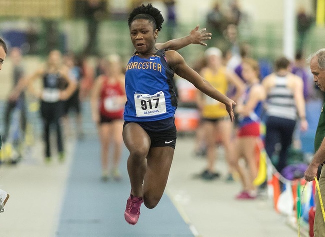 Mensah Breaks Worcester State Triple Jump Record at Division III New England’s