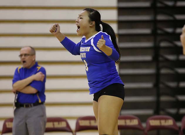 Lancers Sweep Hawks in Non-Conference Match