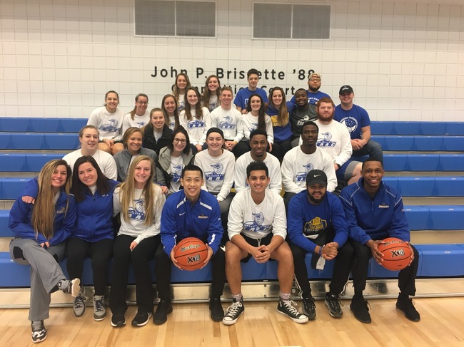 Worcester State SAAC Hosts Special Olympics Basketball Event